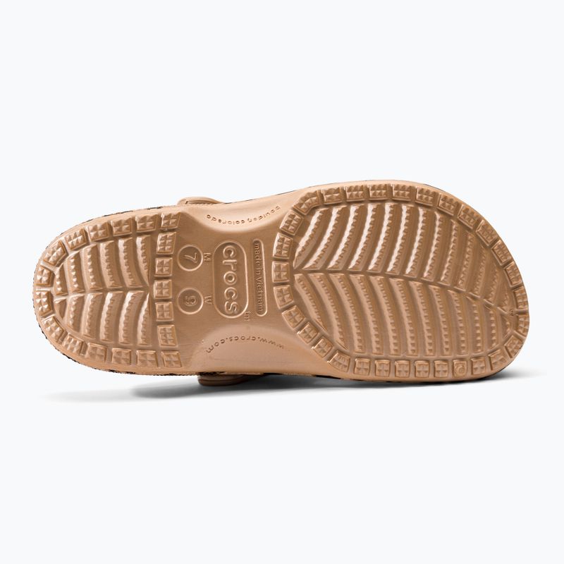 Шльопанці Crocs Classic Printed Clog leopard/gold 6