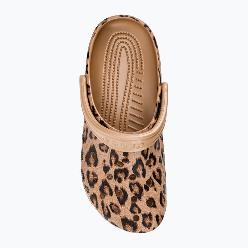 Шльопанці Crocs Classic Printed Clog leopard/gold 7