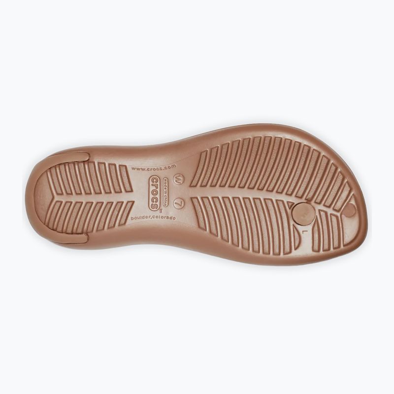 В'єтнамки жіночі Crocs Sexi Flip bronze 3