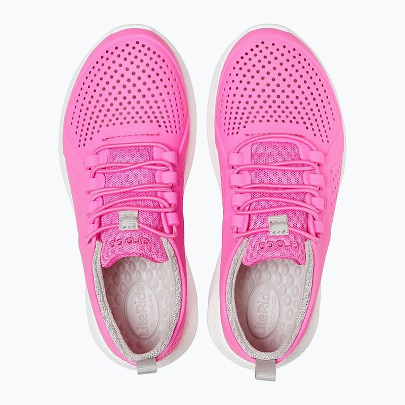 Кросівки дитячі Crocs LiteRide Pacer electric pink/white 11