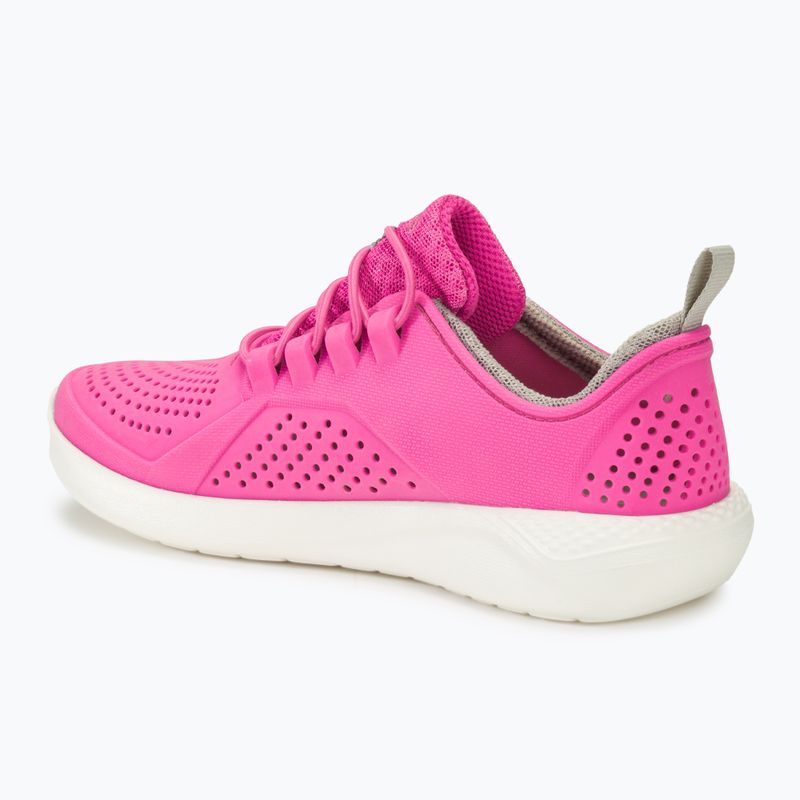 Кросівки дитячі Crocs LiteRide Pacer electric pink/white 3