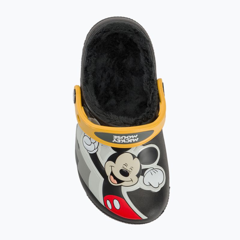 Шльопанці дитячі Crocs Fun Lab Lined Disney Mickey Mouse Clog black 6
