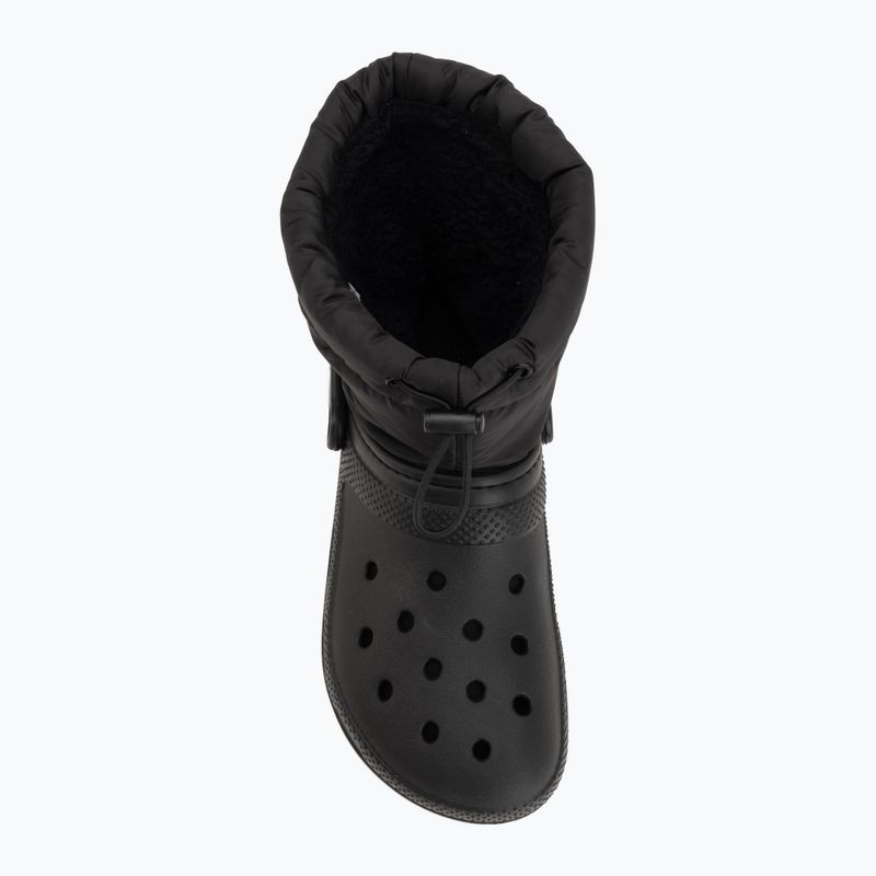Черевики зимові Crocs Classic Lined Neo Puff Boot black/black 5