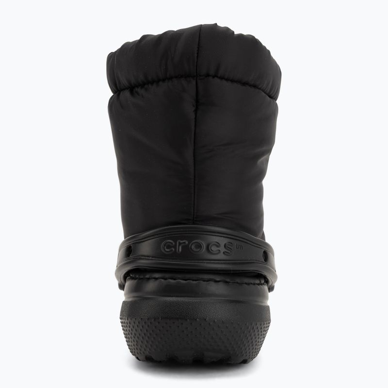 Черевики зимові Crocs Classic Lined Neo Puff Boot black/black 6