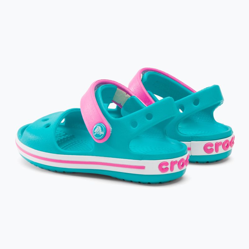 Босоніжки дитячі Crocs Crockband Kids Sandalo digital aqua 3