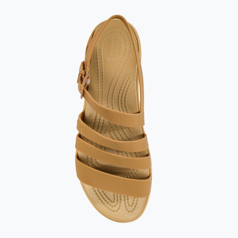 Сандалі жіночі Crocs Tulum dark gold 5