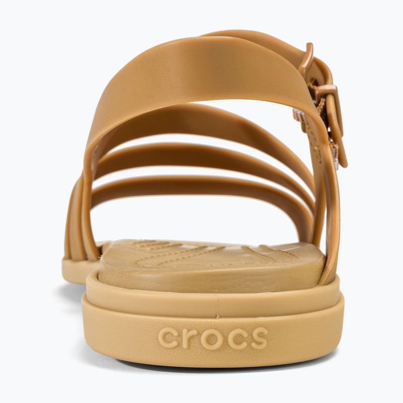 Сандалі жіночі Crocs Tulum dark gold 6