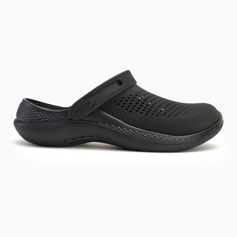 Шльопанці Crocs LiteRide 360 Clog black/black 3