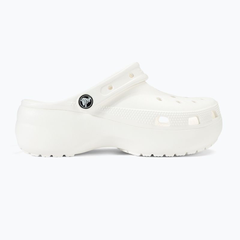 Шльопанці жіночі Crocs Classic Platform Clog white 3