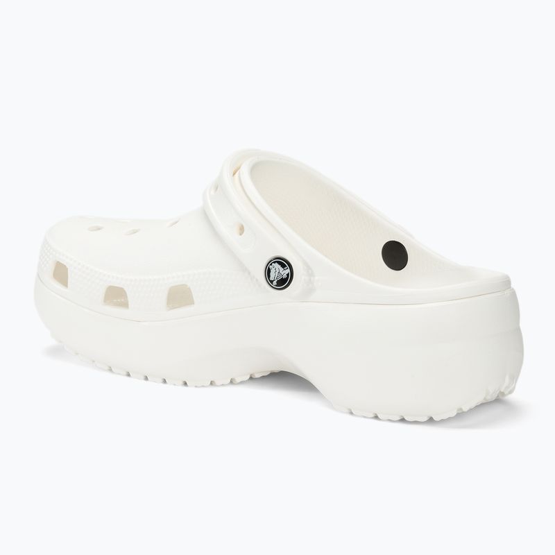 Шльопанці жіночі Crocs Classic Platform Clog white 4