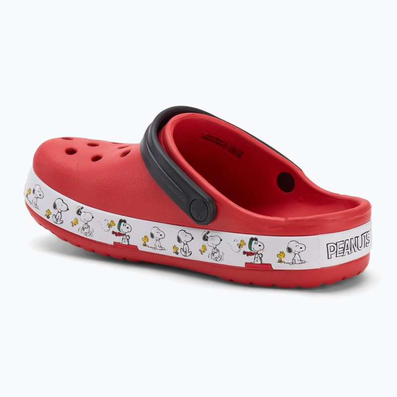 Шльопанці дитячі Crocs Fun Lab Snoopy Woodstock Clog Kids flame 4