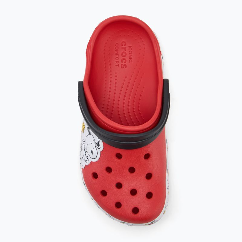 Шльопанці дитячі Crocs Fun Lab Snoopy Woodstock Clog Kids flame 6