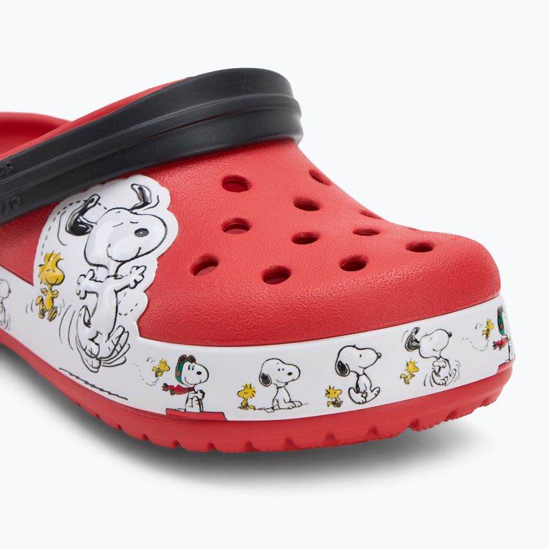 Шльопанці дитячі Crocs Fun Lab Snoopy Woodstock Clog Kids flame 8