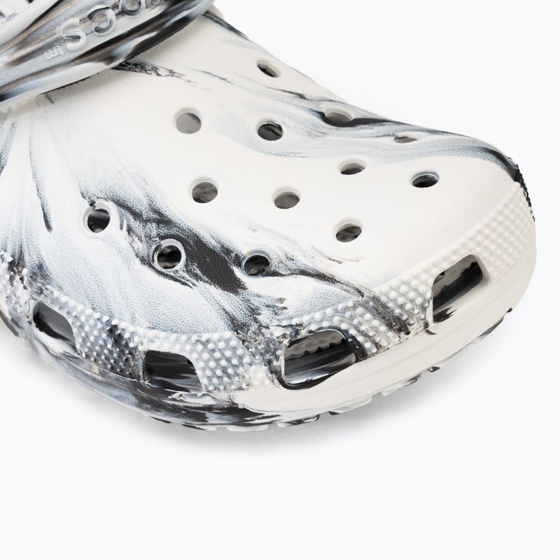 Шльопанці Crocs Classic Marbled Clog white/multi 8