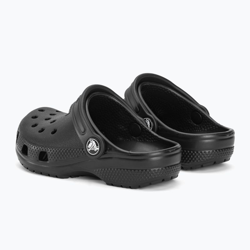 Дитячі шльопанці Crocs Classic Clog T чорні 4