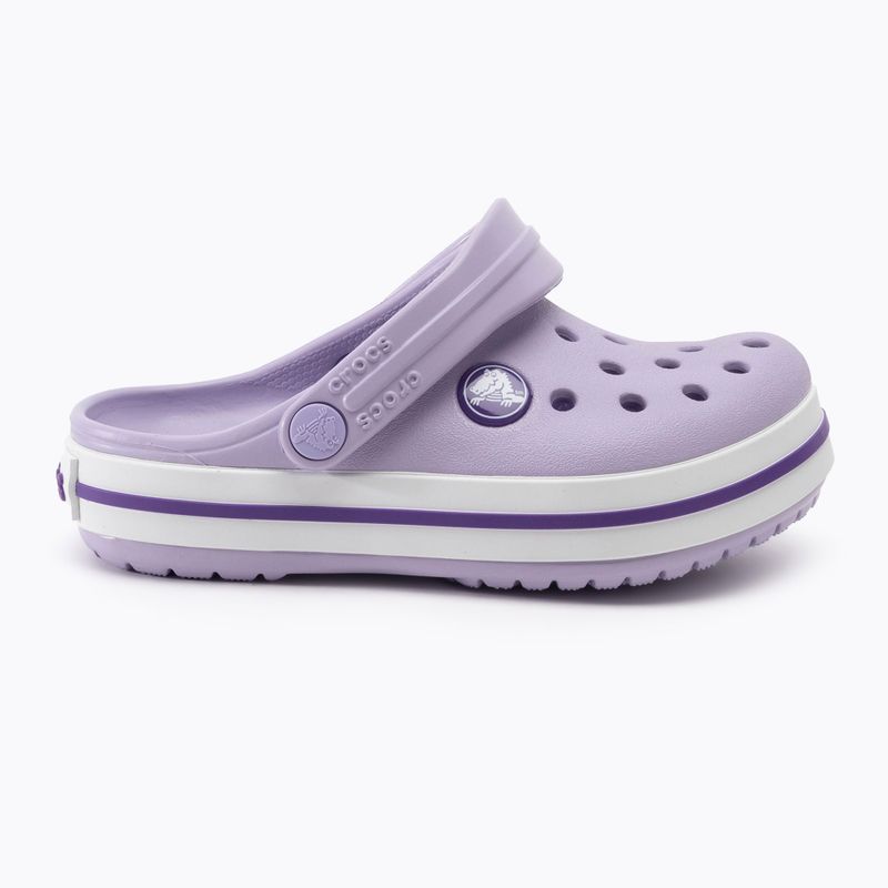 Дитячі шльопанці Crocs Crocband Clog лавандовий/неоновий 3
