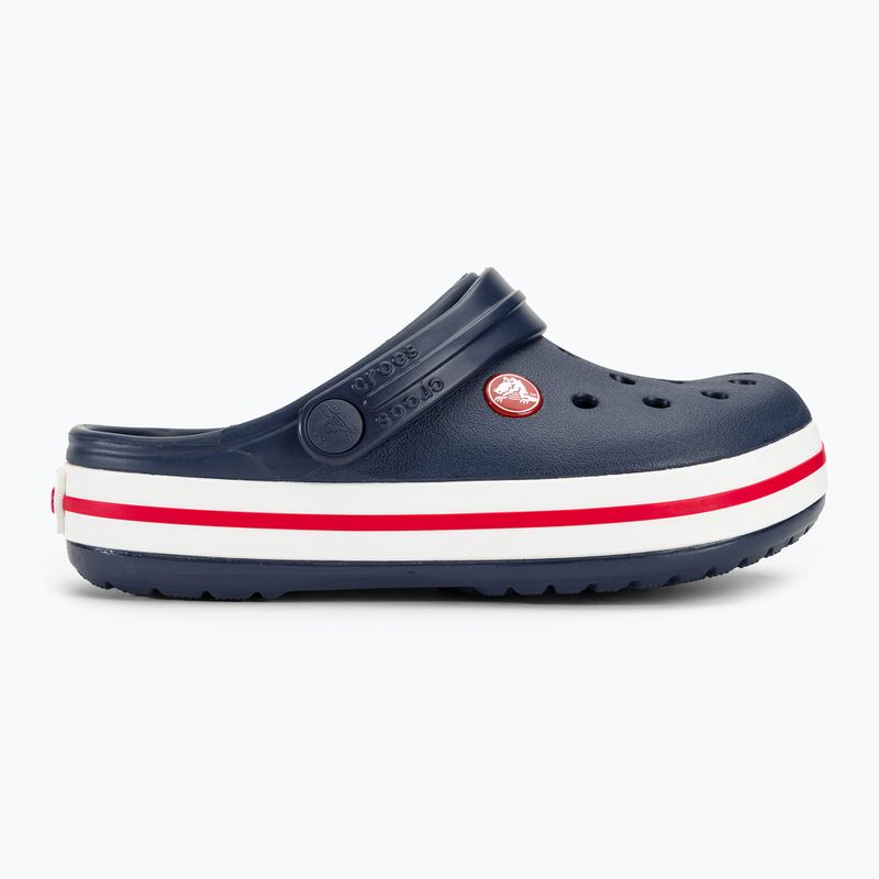 Дитячі шльопанці Crocs Crocband Clog темно-синій/червоний 3