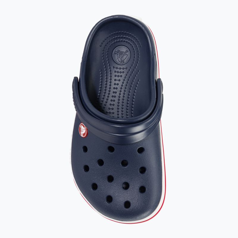 Дитячі шльопанці Crocs Crocband Clog темно-синій/червоний 7