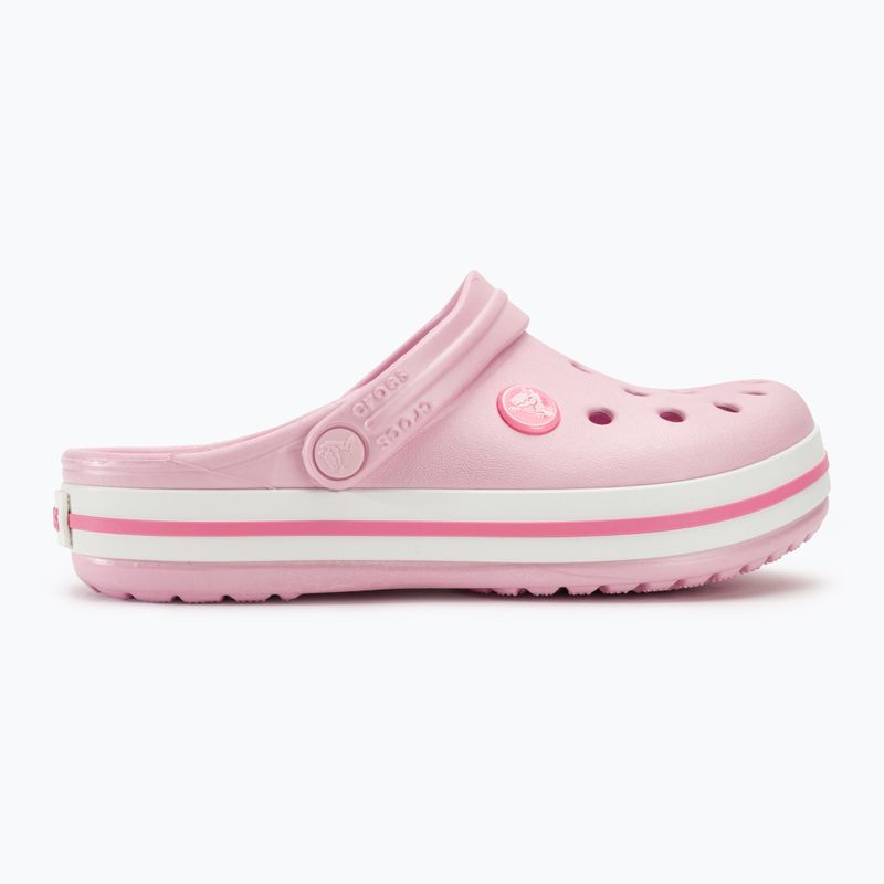 Дитячі шльопанці Crocs Crocband Clog ballerina рожеві 3