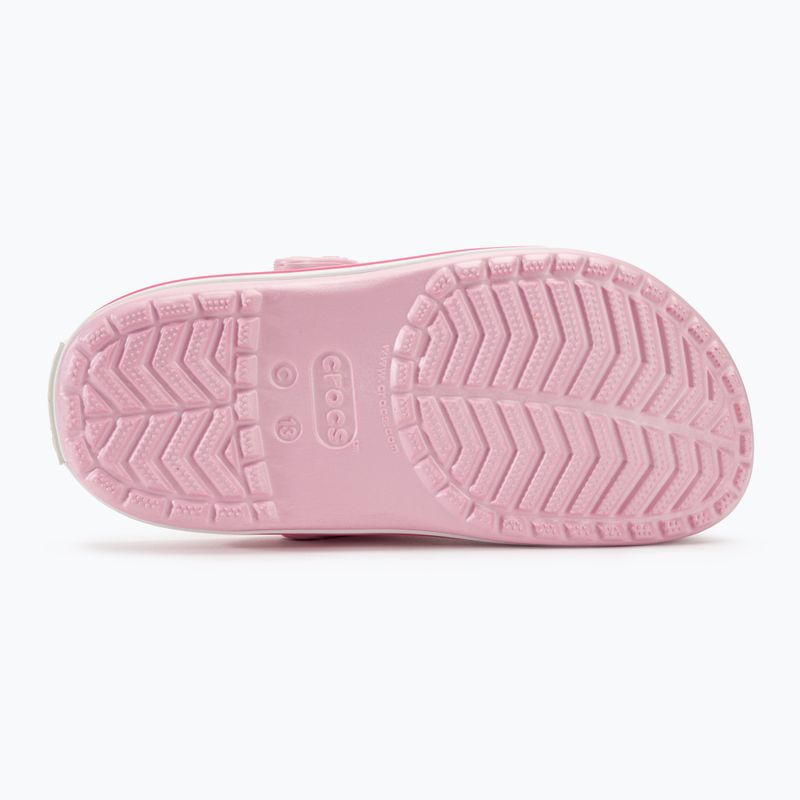 Дитячі шльопанці Crocs Crocband Clog ballerina рожеві 6