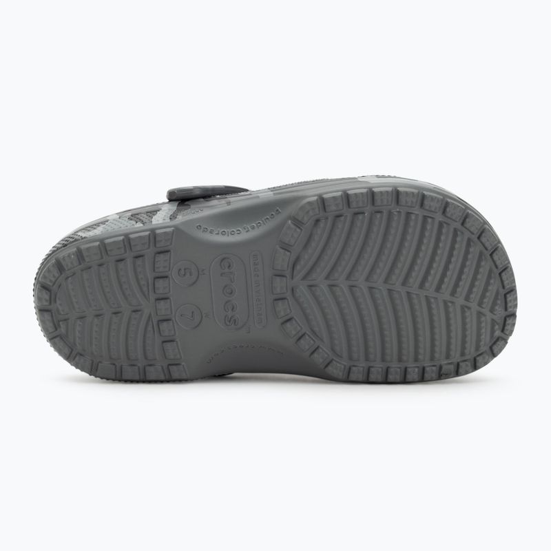 Шльопанці Crocs Classic Printed Camo Clog slate grey/multi 5
