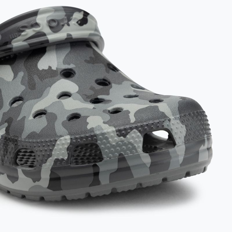 Шльопанці Crocs Classic Printed Camo Clog slate grey/multi 8