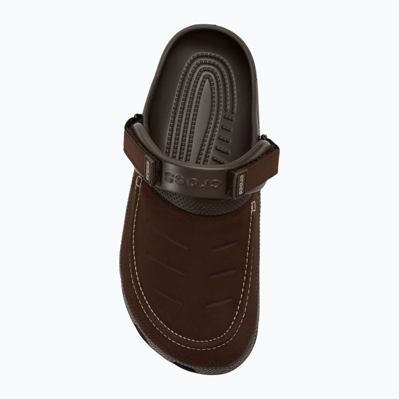 Шльопанці чоловічі Crocs Yukon Vista II Clog espresso 6