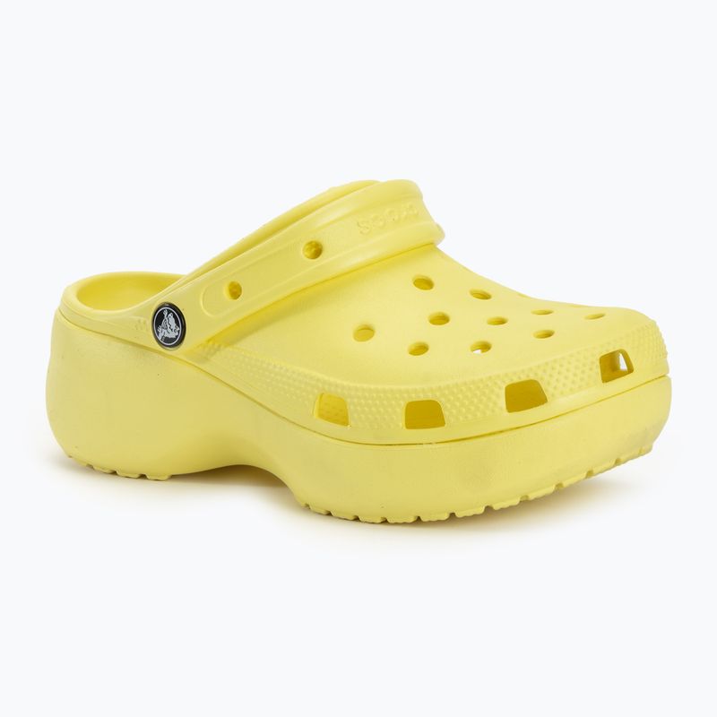 Шльопанці жіночі Crocs Classic Platform Clog бананa 2