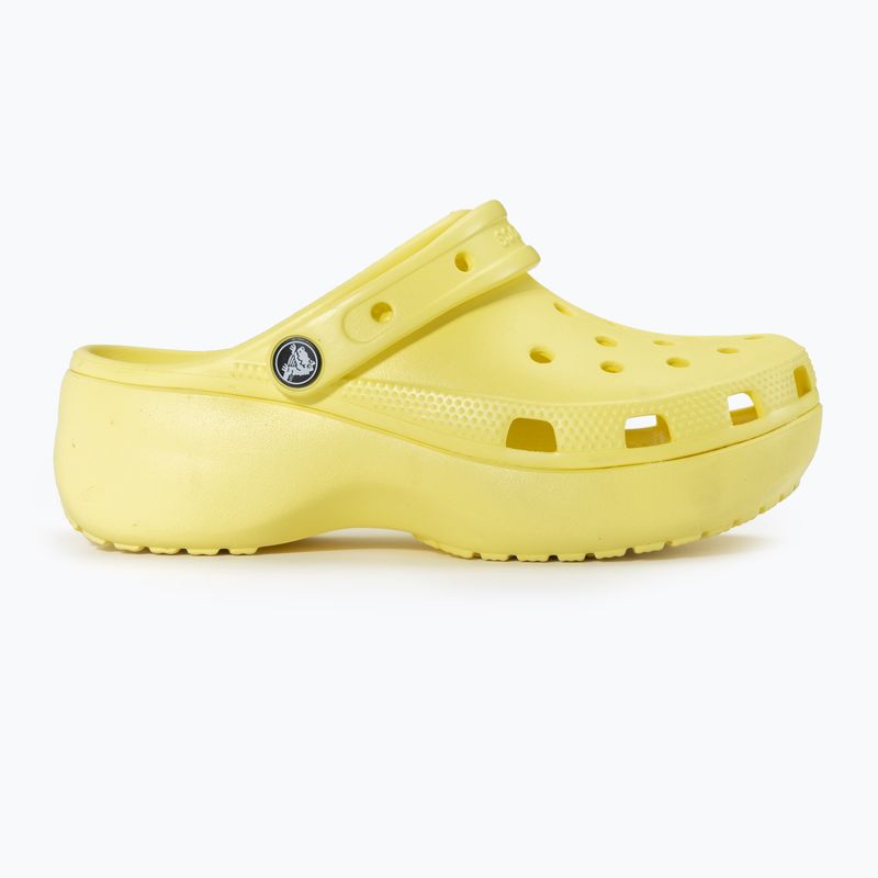 Шльопанці жіночі Crocs Classic Platform Clog бананa 4