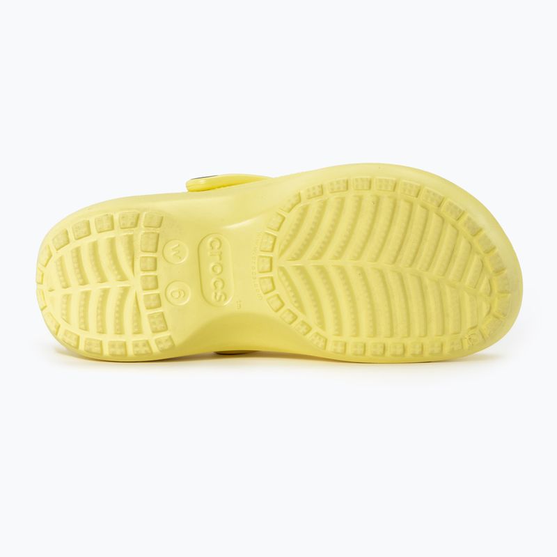 Шльопанці жіночі Crocs Classic Platform Clog бананa 5