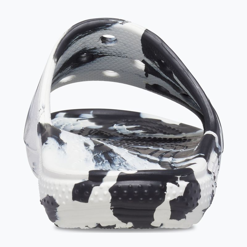 Шльопанці Crocs Classic Crocs Marbled Slide white/black 10