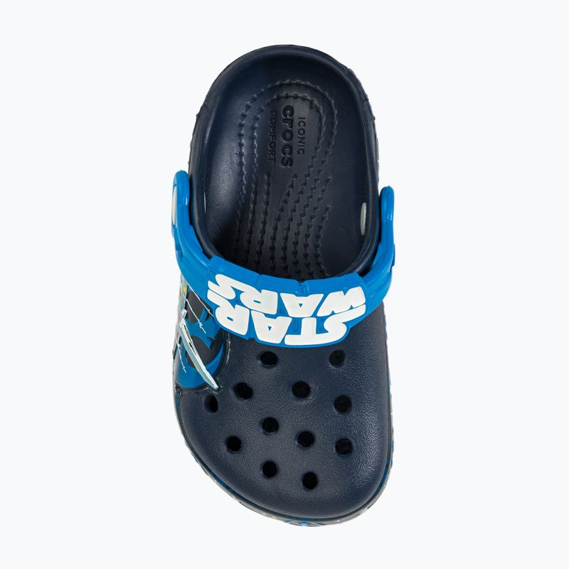 Шльопанці дитячі Crocs Fun Lab Luke Skywalker Lights Clog navy 6
