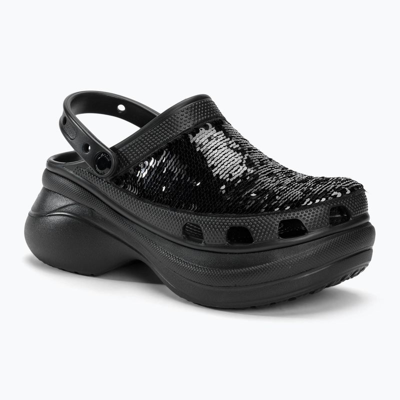 Жіночі шльопанці Crocs Classic Bae Sequin чорний/мульти жіночі шльопанці 2