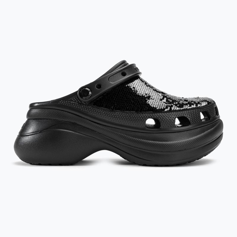 Жіночі шльопанці Crocs Classic Bae Sequin чорний/мульти жіночі шльопанці 3