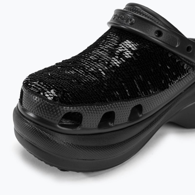 Жіночі шльопанці Crocs Classic Bae Sequin чорний/мульти жіночі шльопанці 10