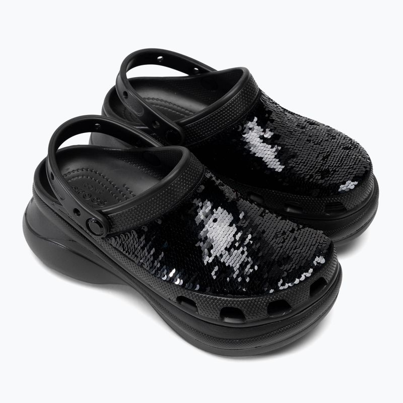 Жіночі шльопанці Crocs Classic Bae Sequin чорний/мульти жіночі шльопанці 5