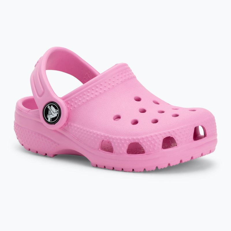 Шльопанці дитячі Crocs Classic Clog Toddler taffy pink 2