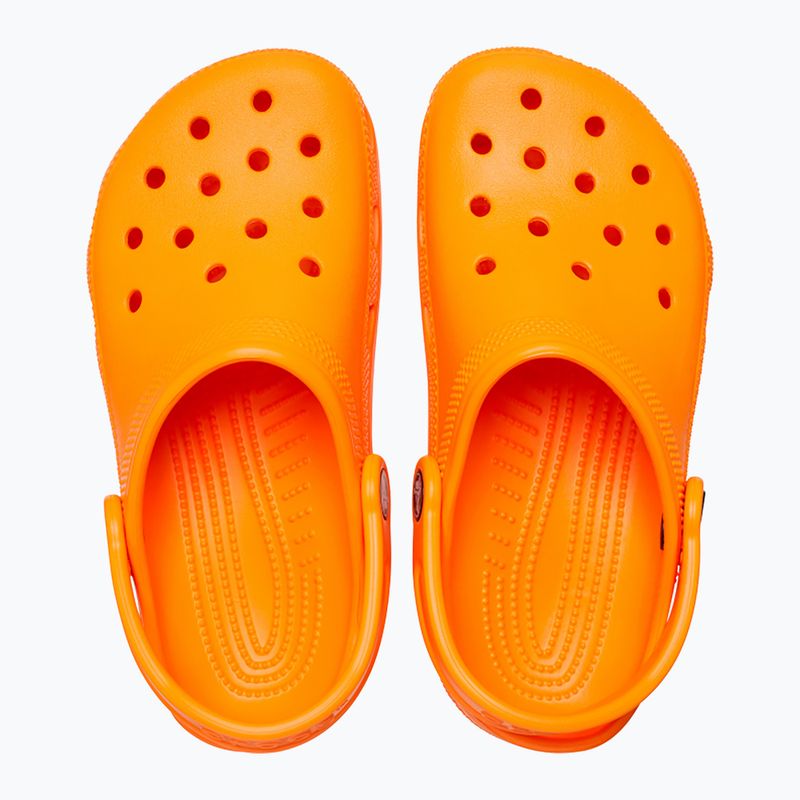 Дитячі шльопанці Crocs Classic Clog T orange zing 12