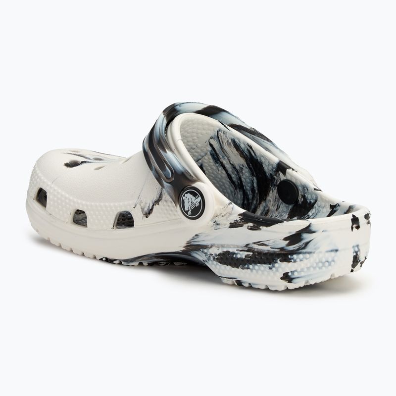 Шльопанці дитячі Crocs Classic Marbled Clog Kids black/white 4