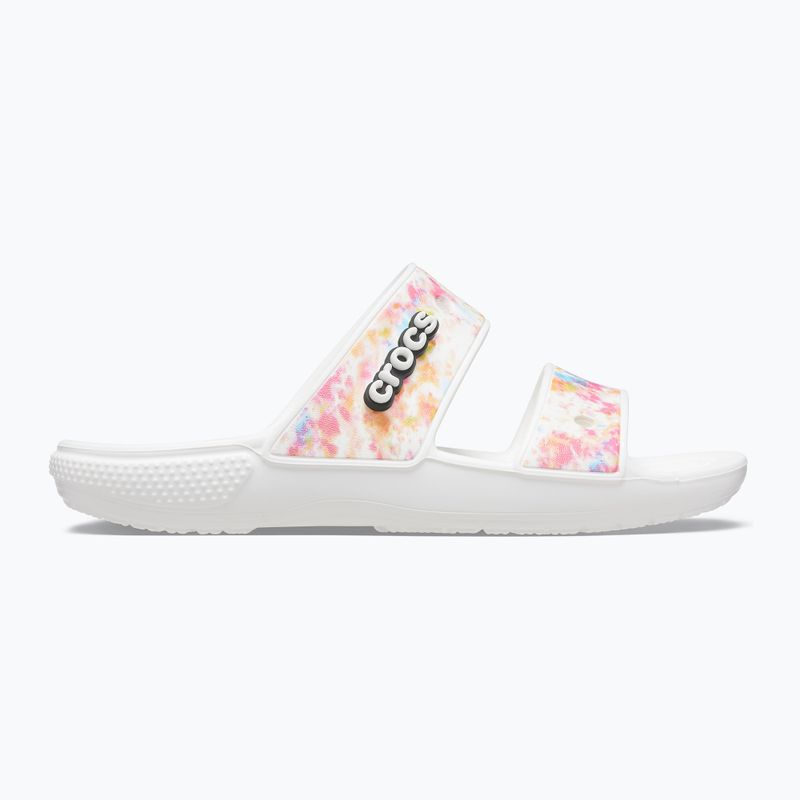 Шльопанці Crocs Classic Crocs Tie-Dye Graphic Sandal multi/white 9