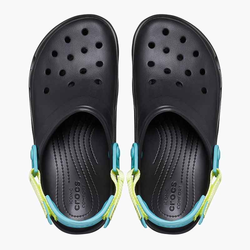 Шльопанці Crocs All Terrain чорний/мульти 12