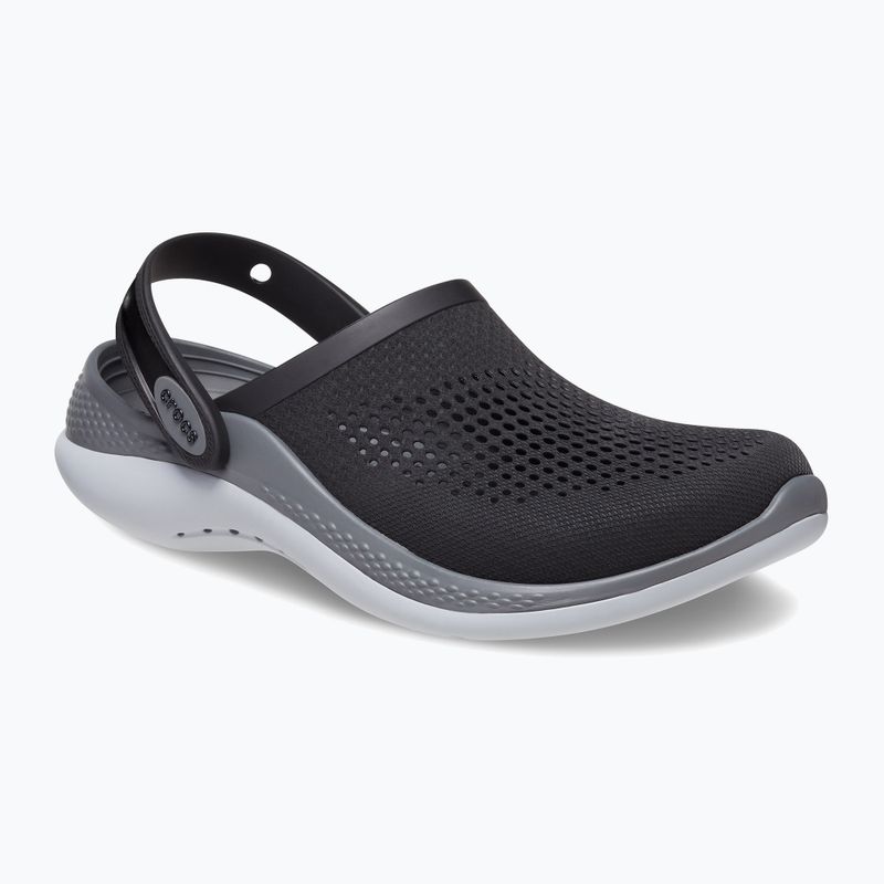 Шльопанці Crocs LiteRide 360 Clog black/slate grey 9