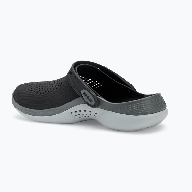 Шльопанці Crocs LiteRide 360 Clog black/slate grey 4