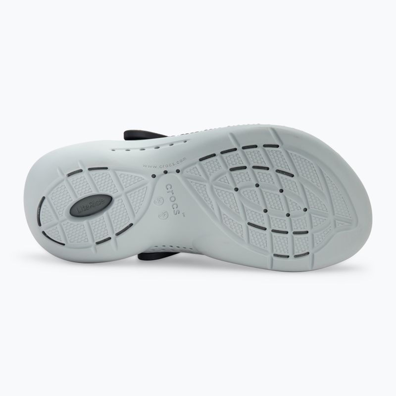 Шльопанці Crocs LiteRide 360 Clog black/slate grey 5