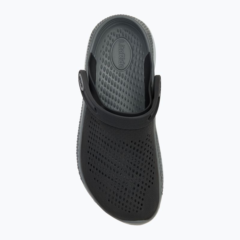 Шльопанці Crocs LiteRide 360 Clog black/slate grey 6