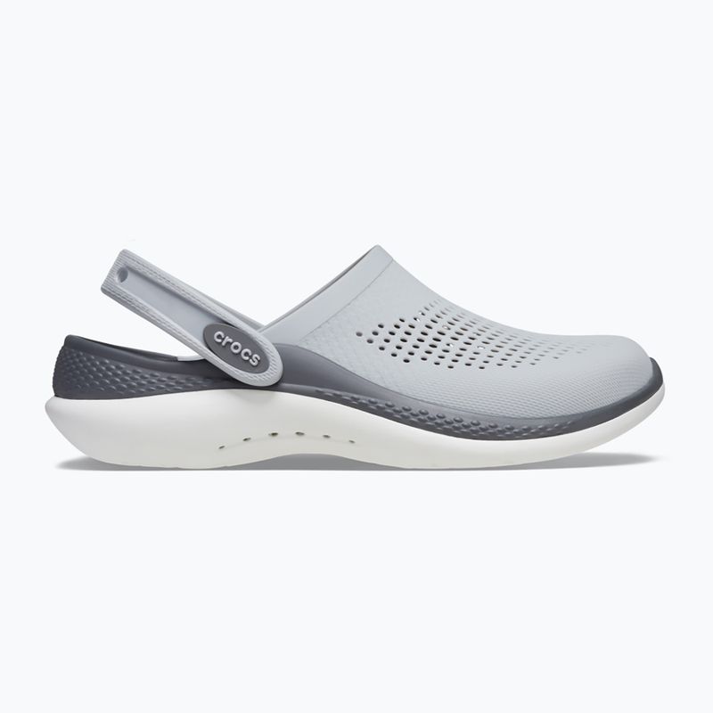 Шльопанці Crocs LiteRide 360 Clog light grey/slate grey 2