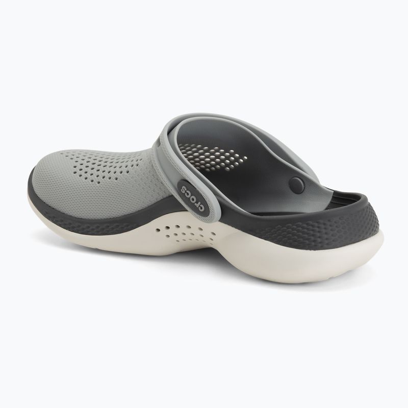 Шльопанці Crocs LiteRide 360 Clog light grey/slate grey 4