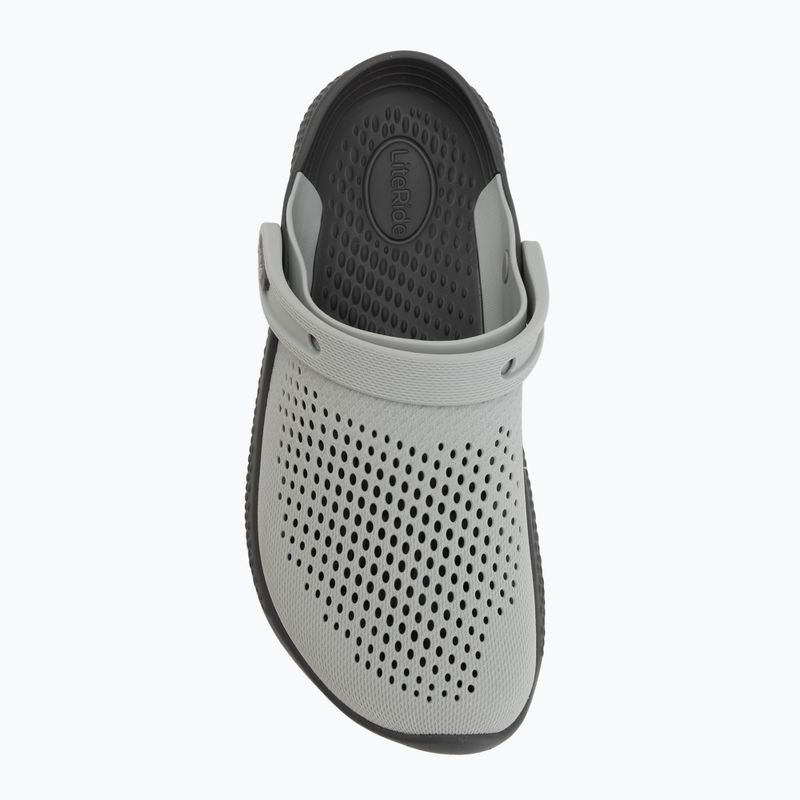 Шльопанці Crocs LiteRide 360 Clog light grey/slate grey 6
