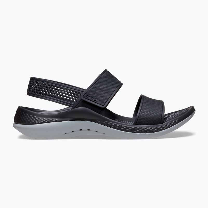 Сандалі жіночі Crocs Literide 360 black/light grey 2