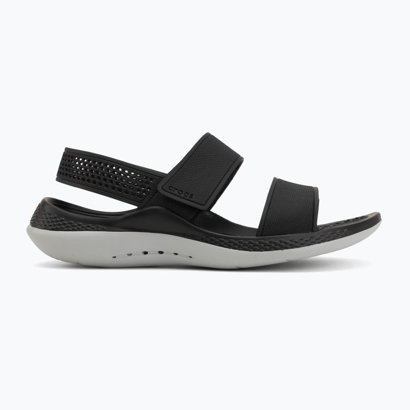 Сандалі жіночі Crocs Literide 360 black/light grey 2
